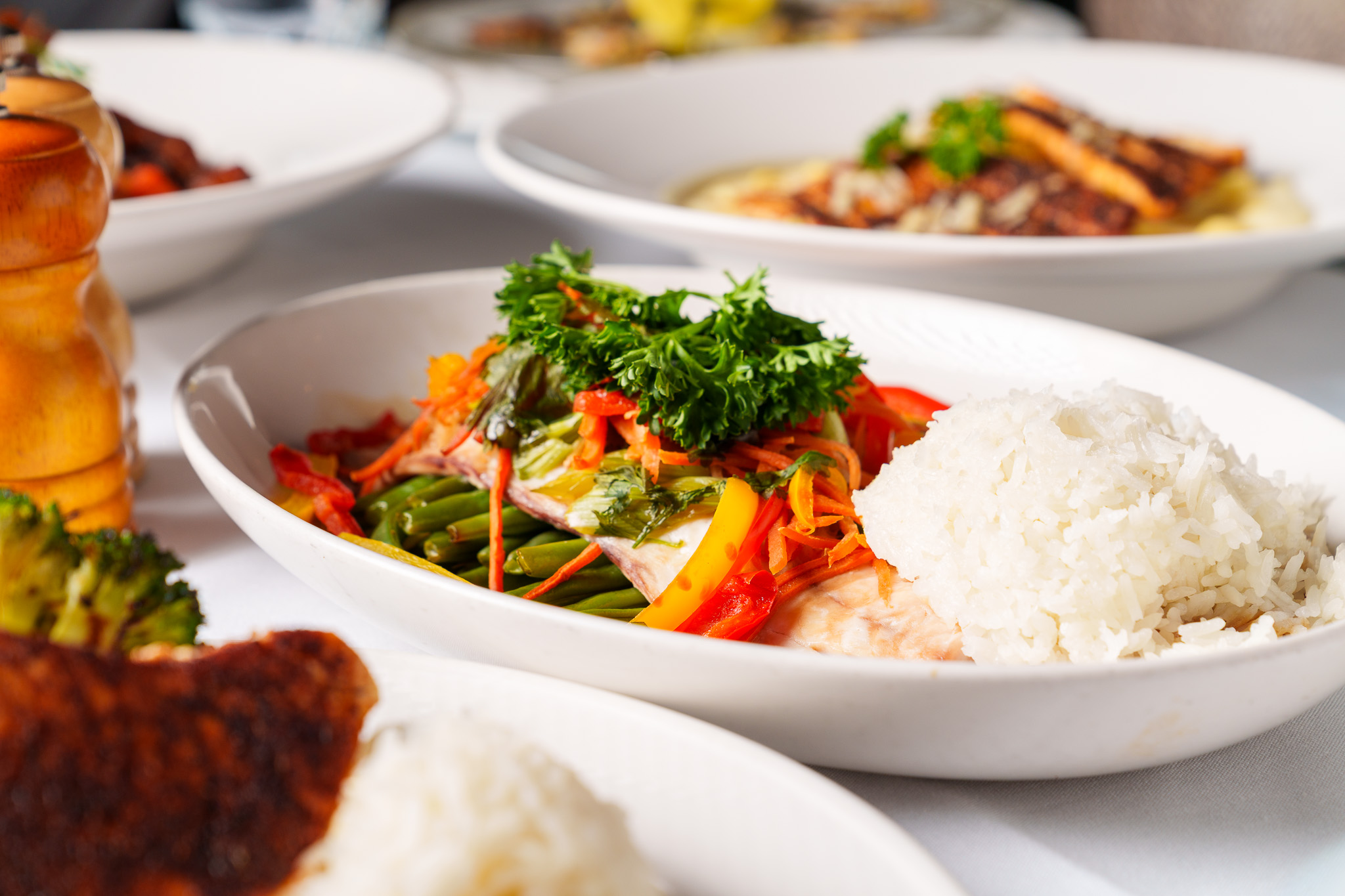 Colorful Vegetable Rice Bowl